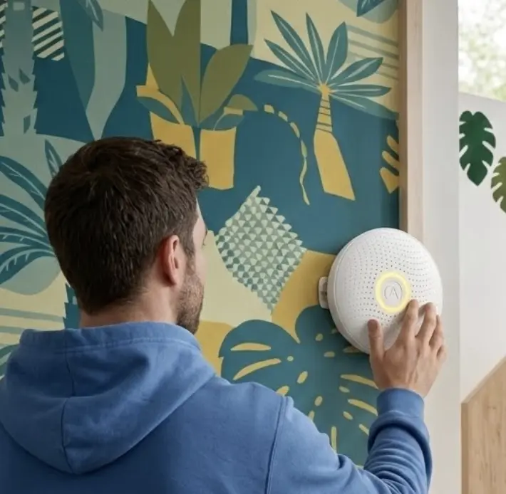 Installatie luchtkwaliteitsensor